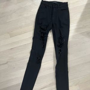 Akira high rise black jeans